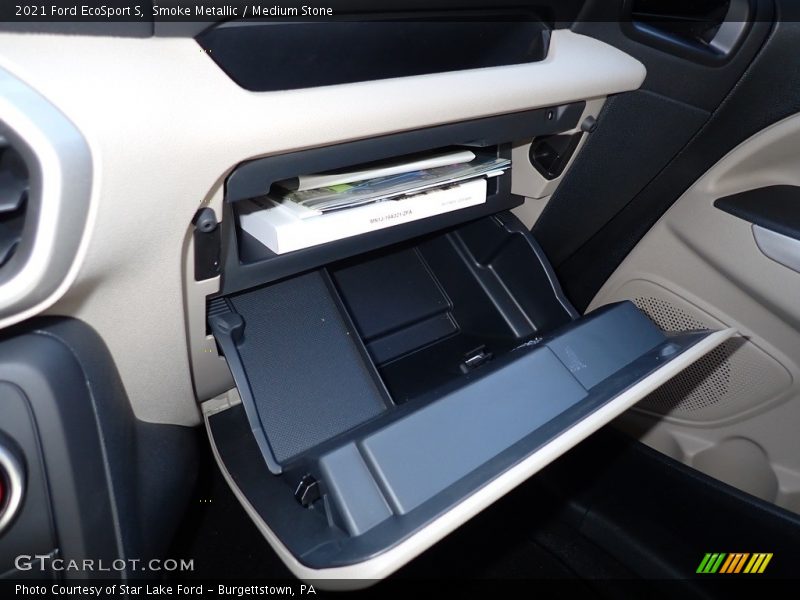 Smoke Metallic / Medium Stone 2021 Ford EcoSport S