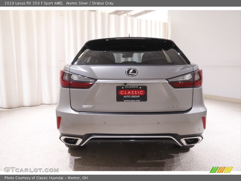Atomic Silver / Stratus Gray 2019 Lexus RX 350 F Sport AWD