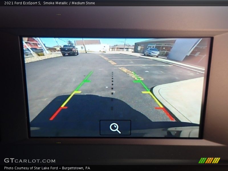 Smoke Metallic / Medium Stone 2021 Ford EcoSport S