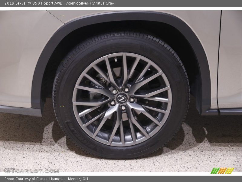 Atomic Silver / Stratus Gray 2019 Lexus RX 350 F Sport AWD