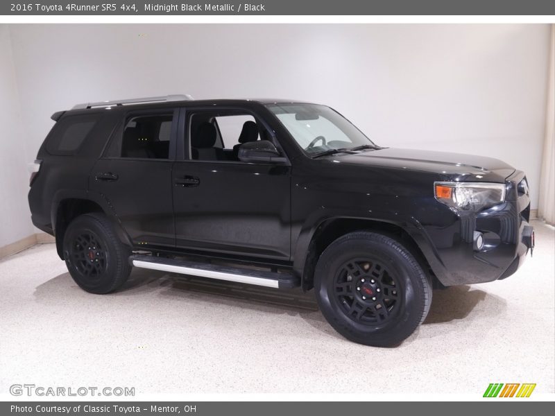 Midnight Black Metallic / Black 2016 Toyota 4Runner SR5 4x4