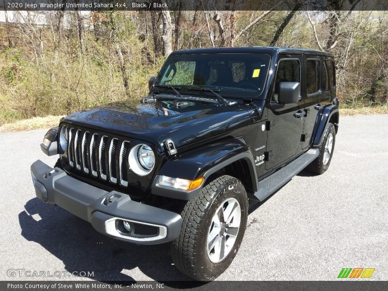Black / Black 2020 Jeep Wrangler Unlimited Sahara 4x4