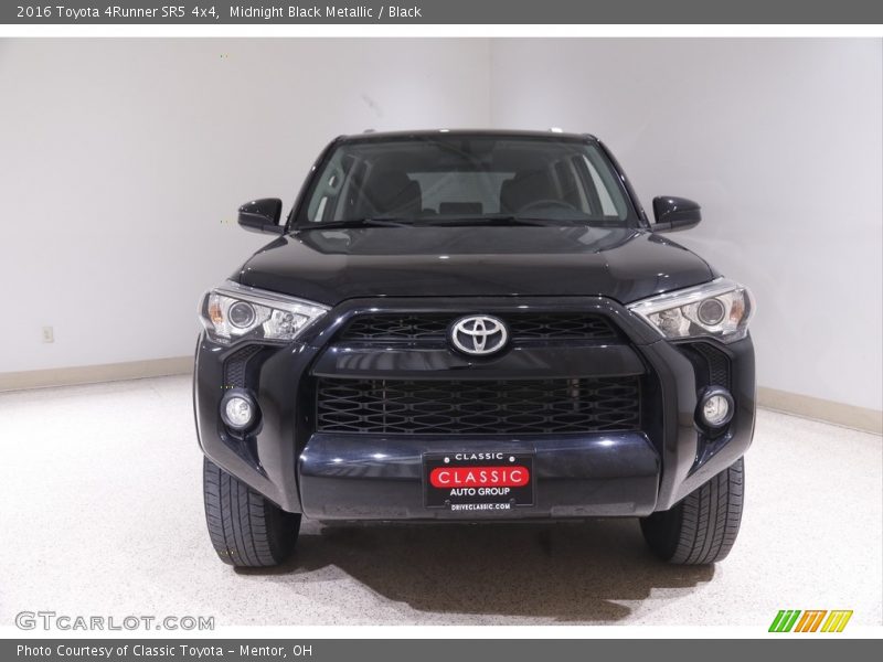Midnight Black Metallic / Black 2016 Toyota 4Runner SR5 4x4