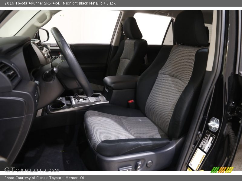 Midnight Black Metallic / Black 2016 Toyota 4Runner SR5 4x4