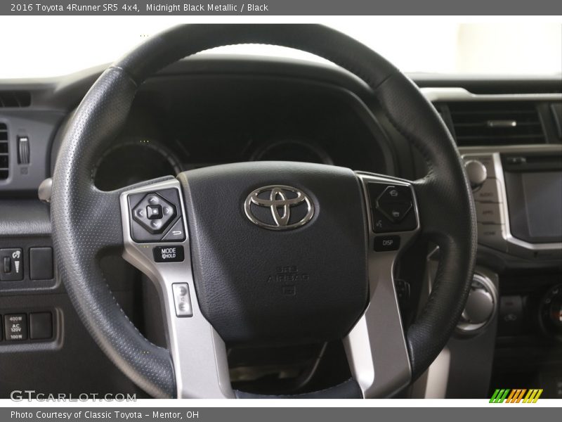 Midnight Black Metallic / Black 2016 Toyota 4Runner SR5 4x4