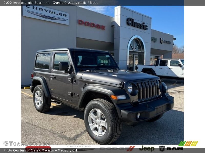 Granite Crystal Metallic / Black 2022 Jeep Wrangler Sport 4x4