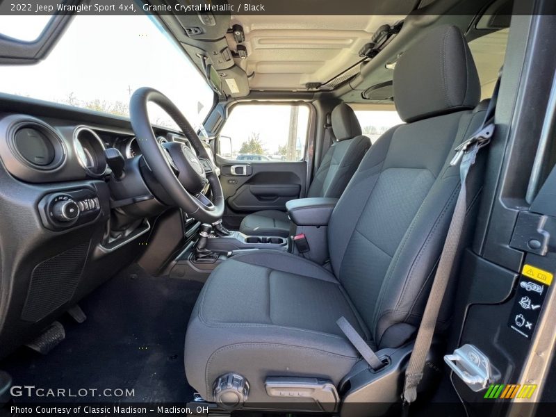  2022 Wrangler Sport 4x4 Black Interior