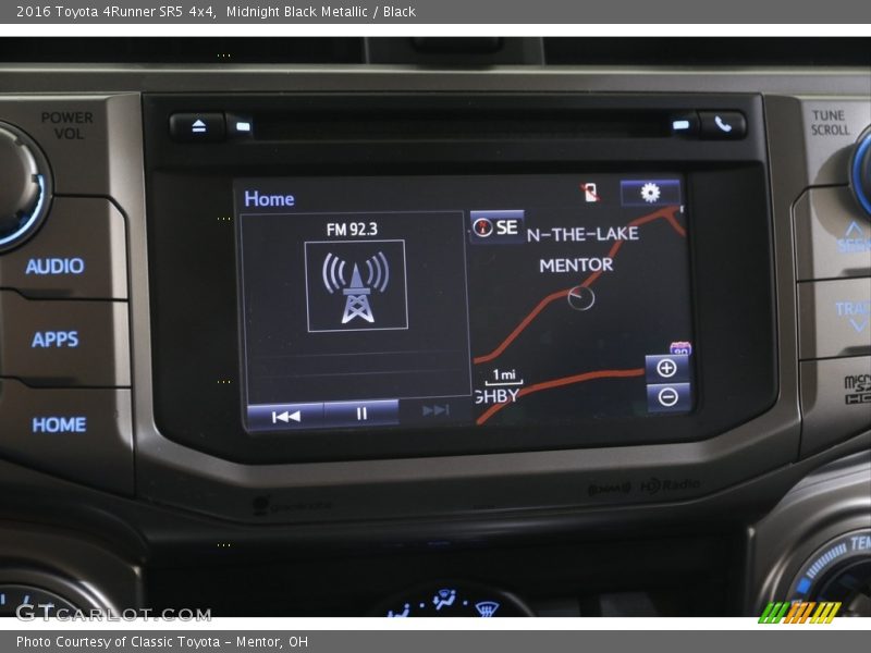 Midnight Black Metallic / Black 2016 Toyota 4Runner SR5 4x4