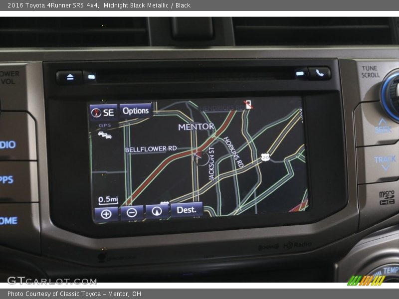 Midnight Black Metallic / Black 2016 Toyota 4Runner SR5 4x4