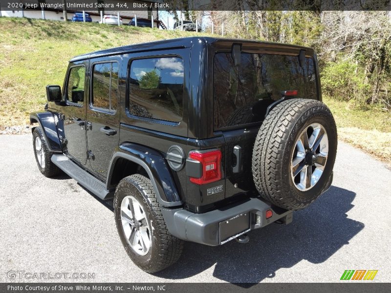 Black / Black 2020 Jeep Wrangler Unlimited Sahara 4x4