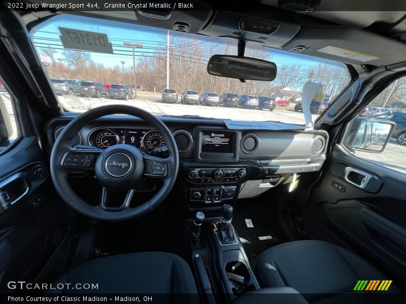 Dashboard of 2022 Wrangler Sport 4x4