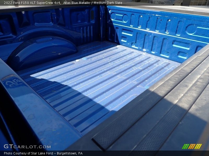 Atlas Blue Metallic / Medium Dark Slate 2022 Ford F150 XLT SuperCrew 4x4