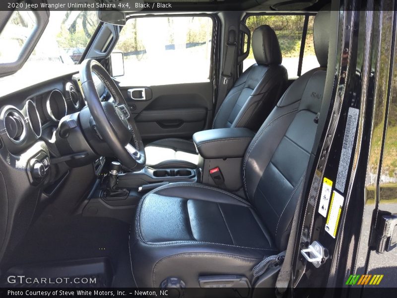 Black / Black 2020 Jeep Wrangler Unlimited Sahara 4x4