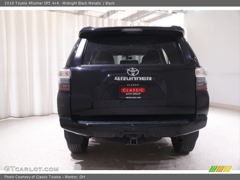 Midnight Black Metallic / Black 2016 Toyota 4Runner SR5 4x4