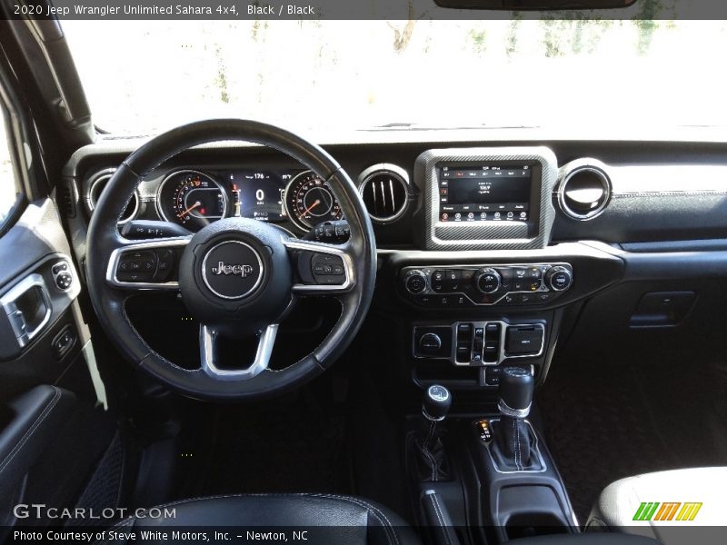Black / Black 2020 Jeep Wrangler Unlimited Sahara 4x4