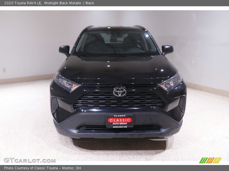 Midnight Black Metallic / Black 2020 Toyota RAV4 LE