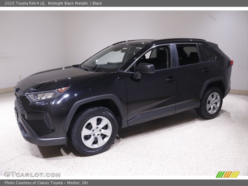 Midnight Black Metallic / Black 2020 Toyota RAV4 LE