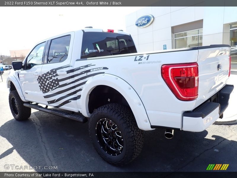 Oxford White / Black 2022 Ford F150 Sherrod XLT SuperCrew 4x4