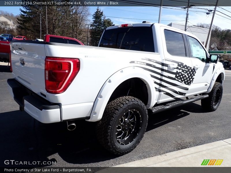 Oxford White / Black 2022 Ford F150 Sherrod XLT SuperCrew 4x4