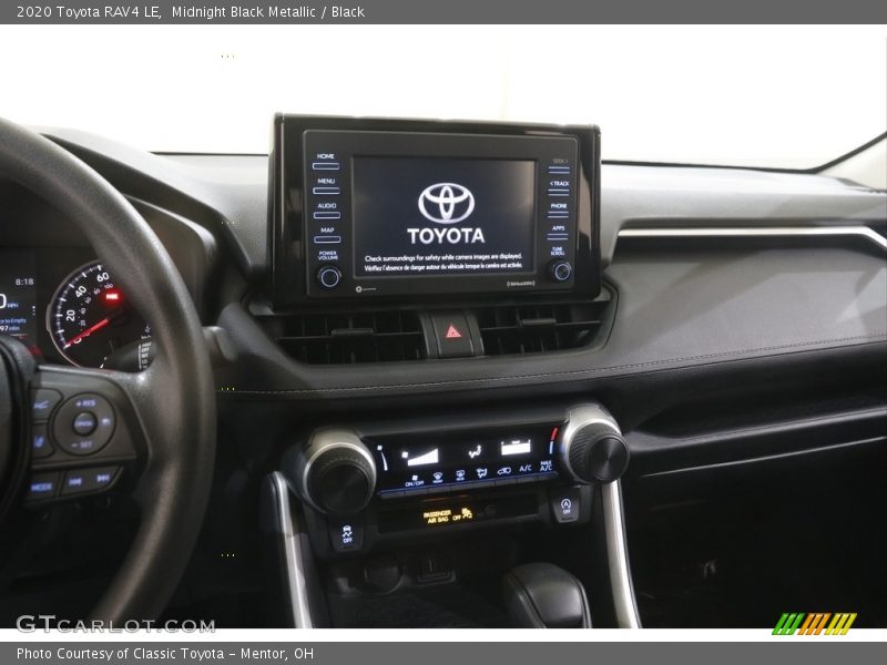 Midnight Black Metallic / Black 2020 Toyota RAV4 LE