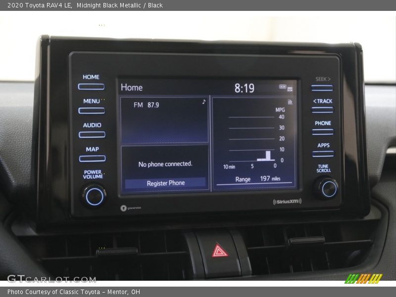 Midnight Black Metallic / Black 2020 Toyota RAV4 LE