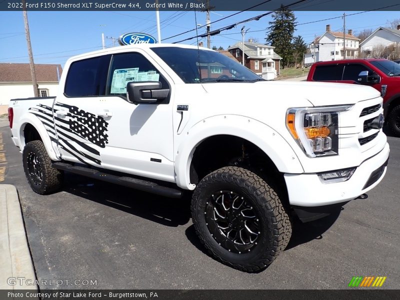 Oxford White / Black 2022 Ford F150 Sherrod XLT SuperCrew 4x4