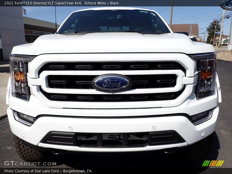 Oxford White / Black 2022 Ford F150 Sherrod XLT SuperCrew 4x4