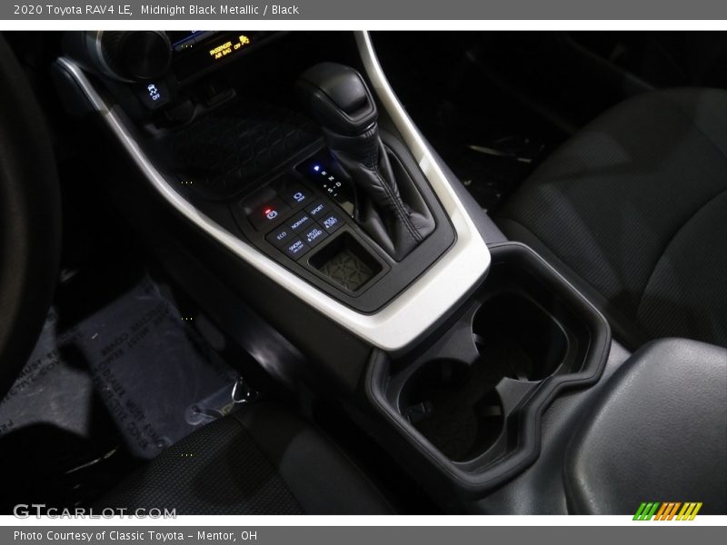 Midnight Black Metallic / Black 2020 Toyota RAV4 LE