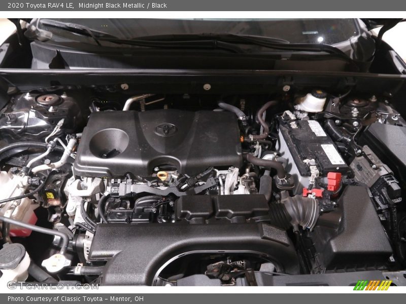 Midnight Black Metallic / Black 2020 Toyota RAV4 LE