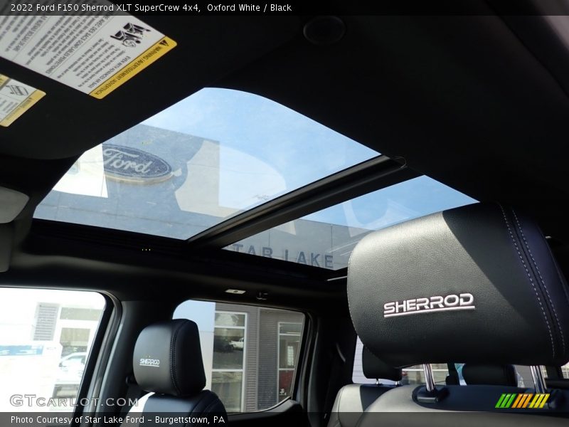 Oxford White / Black 2022 Ford F150 Sherrod XLT SuperCrew 4x4