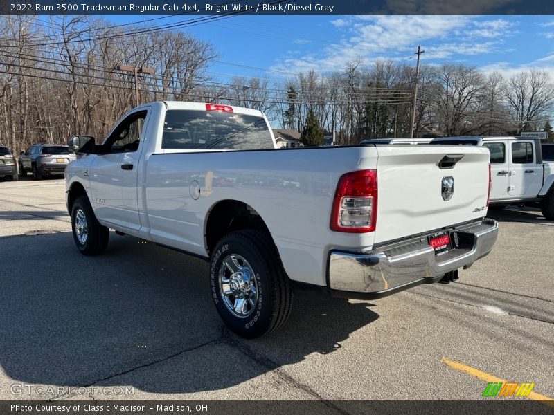Bright White / Black/Diesel Gray 2022 Ram 3500 Tradesman Regular Cab 4x4