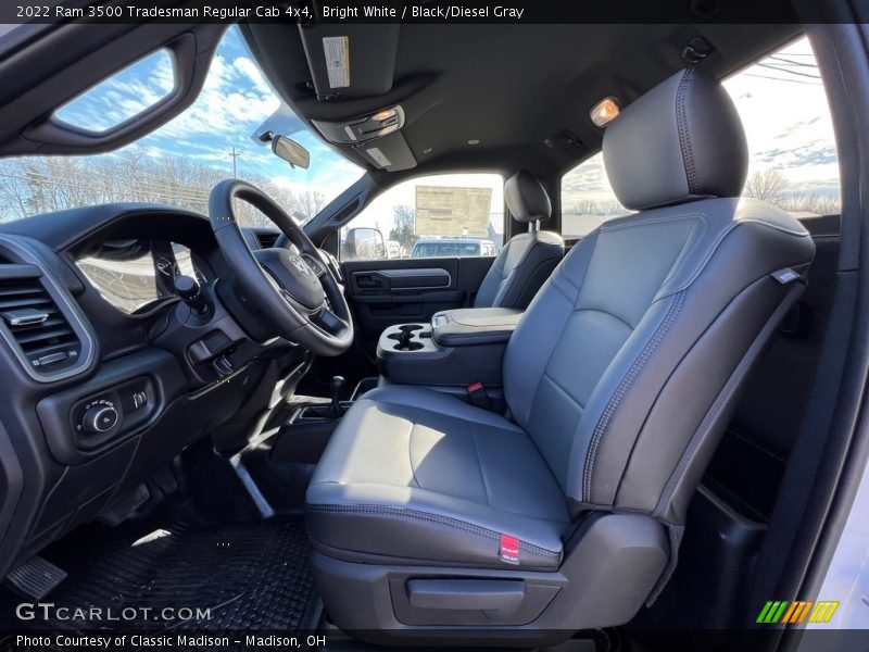 Bright White / Black/Diesel Gray 2022 Ram 3500 Tradesman Regular Cab 4x4