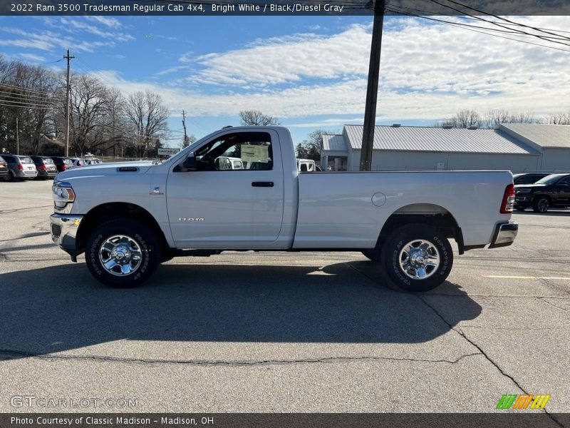 Bright White / Black/Diesel Gray 2022 Ram 3500 Tradesman Regular Cab 4x4