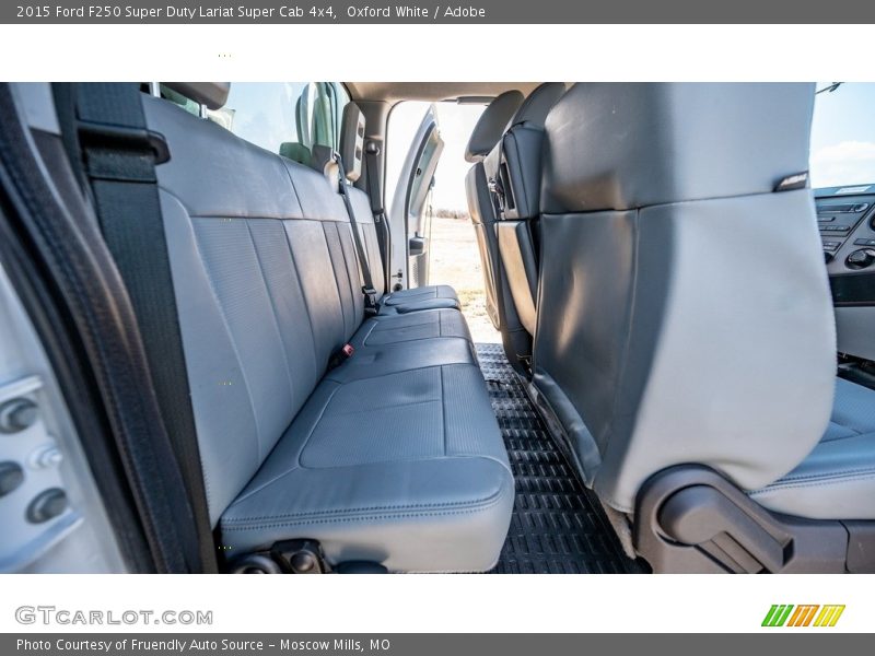 Oxford White / Adobe 2015 Ford F250 Super Duty Lariat Super Cab 4x4