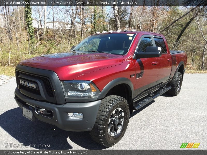 Delmonico Red Pearl / Black/Diesel Gray 2018 Ram 2500 Power Wagon Crew Cab 4x4