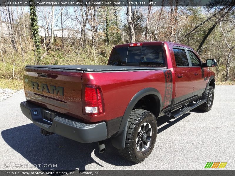 Delmonico Red Pearl / Black/Diesel Gray 2018 Ram 2500 Power Wagon Crew Cab 4x4