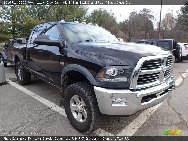 Brilliant Black Crystal Pearl / Black/Diesel Gray 2016 Ram 2500 Power Wagon Crew Cab 4x4