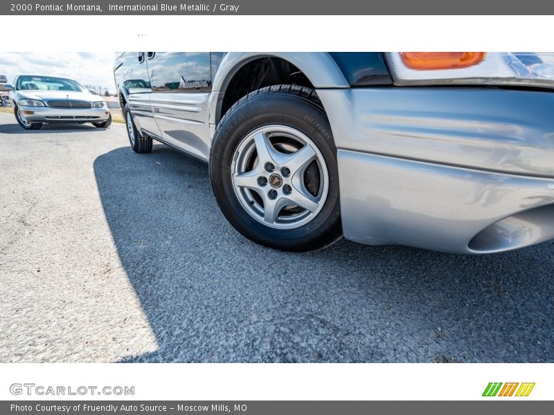 International Blue Metallic / Gray 2000 Pontiac Montana