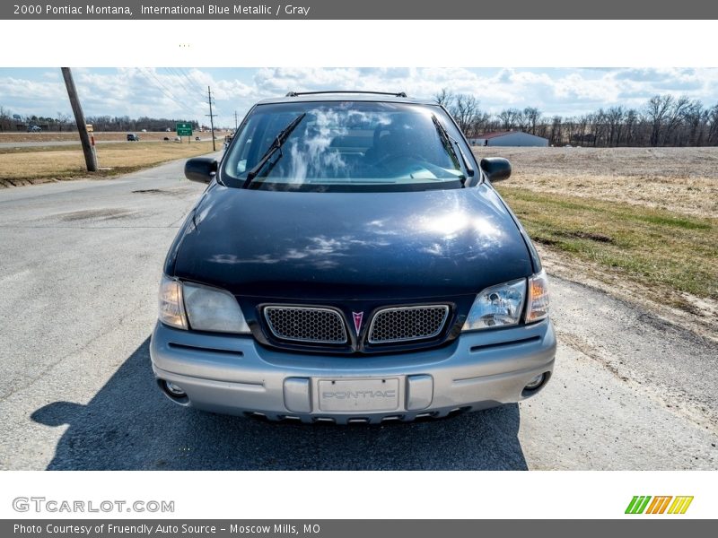 International Blue Metallic / Gray 2000 Pontiac Montana