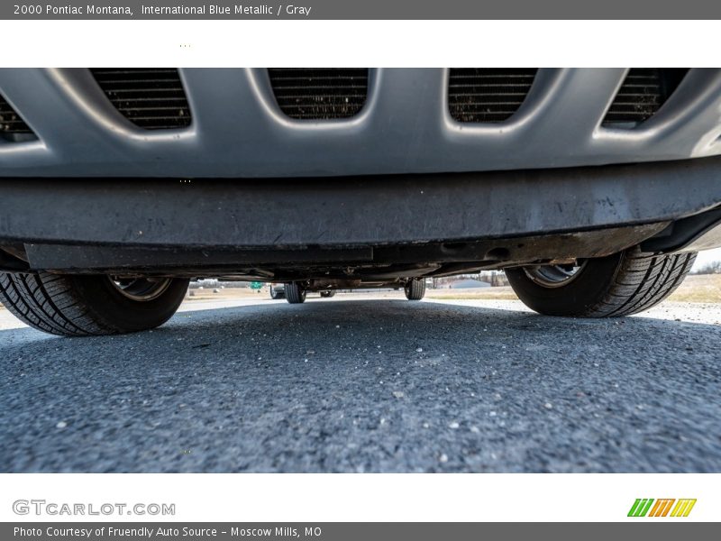 International Blue Metallic / Gray 2000 Pontiac Montana