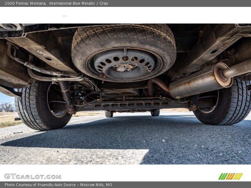 International Blue Metallic / Gray 2000 Pontiac Montana