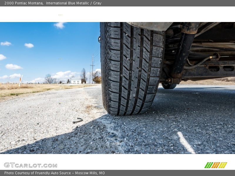International Blue Metallic / Gray 2000 Pontiac Montana