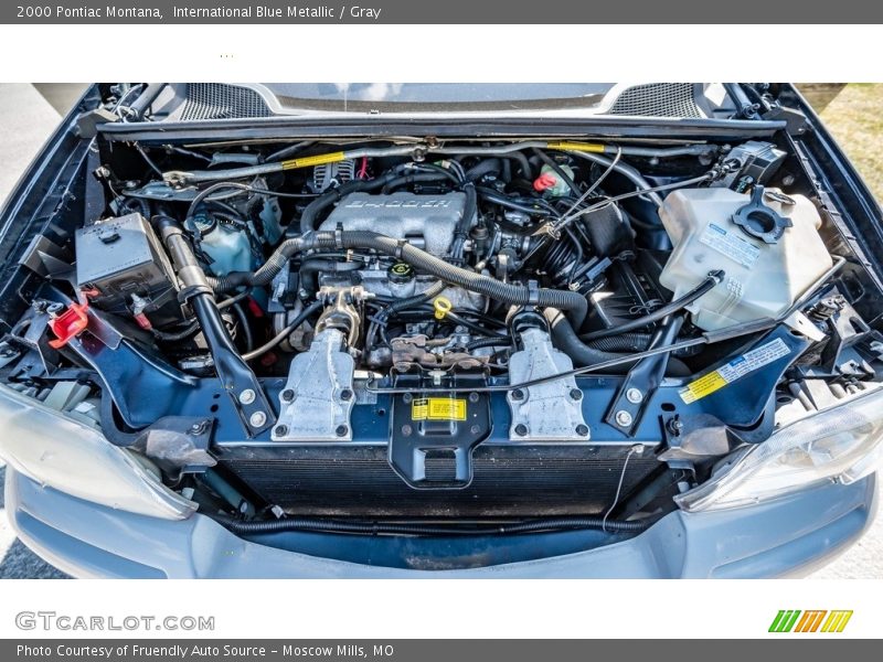 International Blue Metallic / Gray 2000 Pontiac Montana