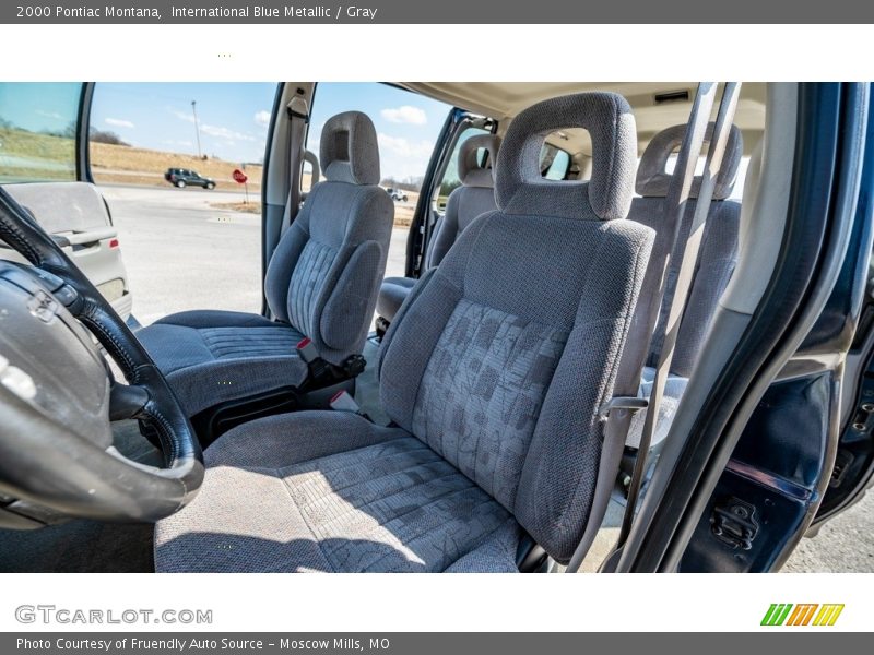 International Blue Metallic / Gray 2000 Pontiac Montana