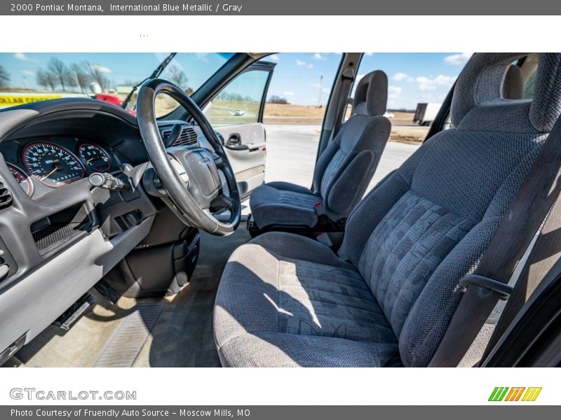 International Blue Metallic / Gray 2000 Pontiac Montana