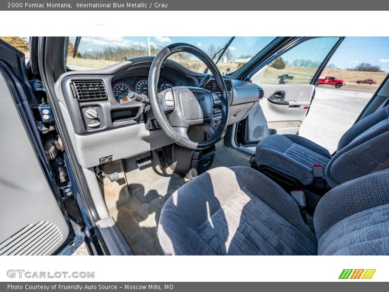 International Blue Metallic / Gray 2000 Pontiac Montana