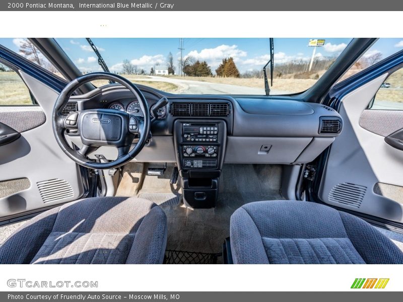 International Blue Metallic / Gray 2000 Pontiac Montana
