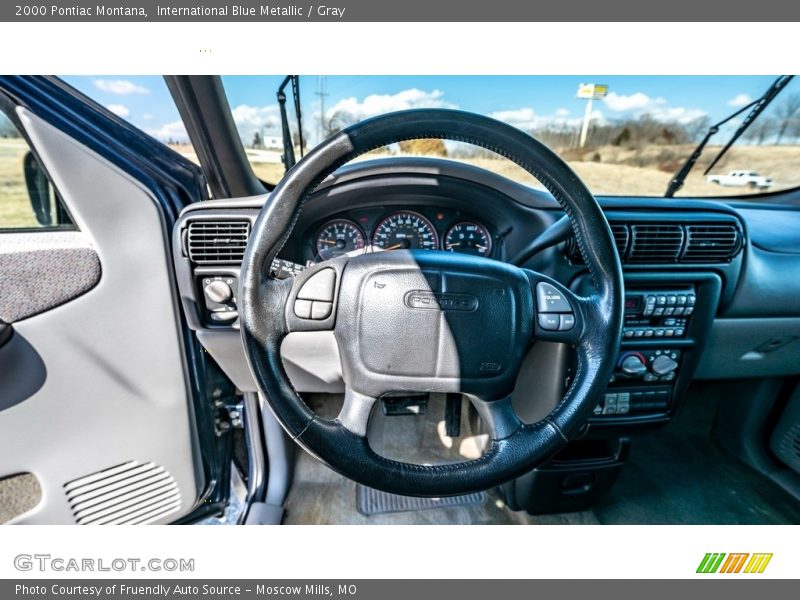 International Blue Metallic / Gray 2000 Pontiac Montana