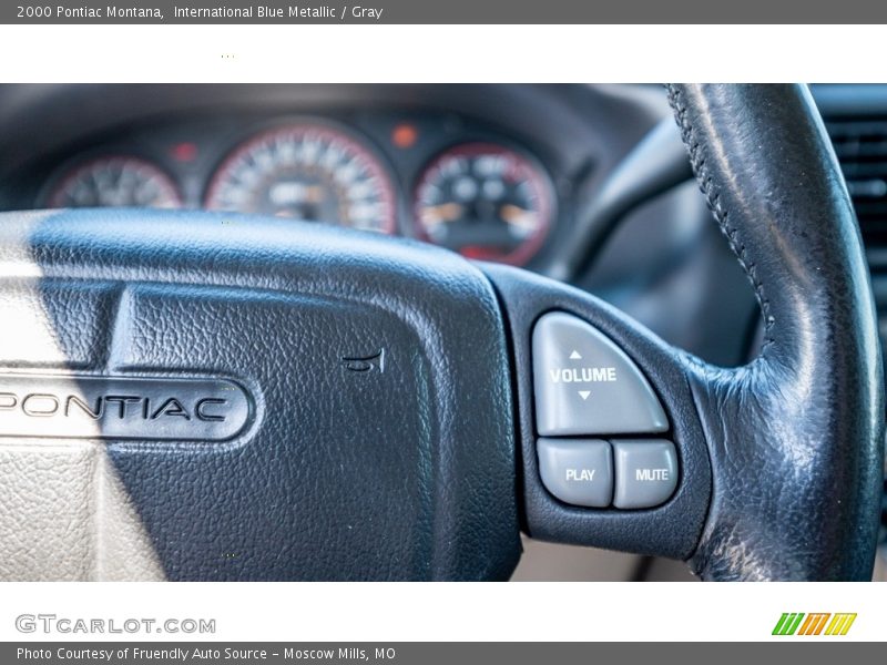 International Blue Metallic / Gray 2000 Pontiac Montana