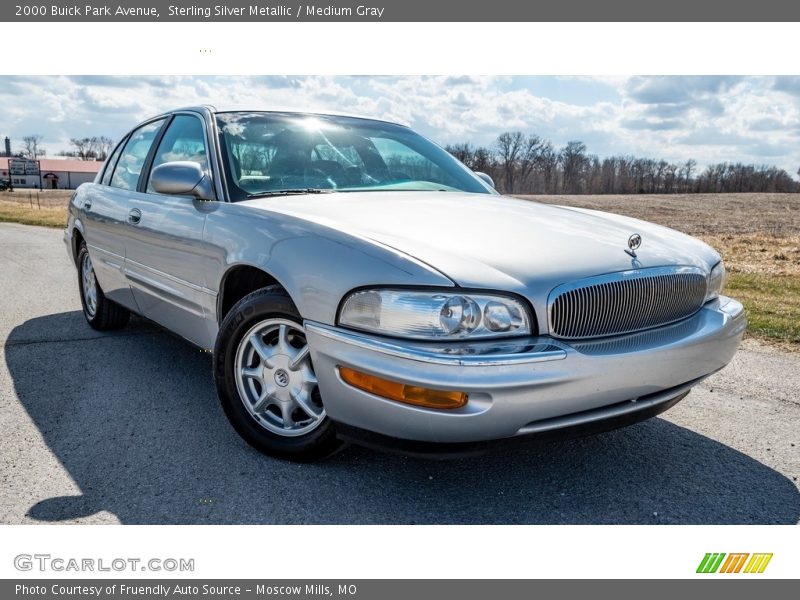 Sterling Silver Metallic / Medium Gray 2000 Buick Park Avenue